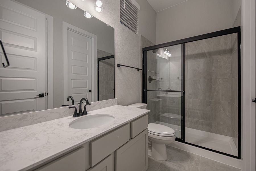 Furnished interior view inside a new home in The Reserve at Potranco Oaks, Castroville (Image 17).