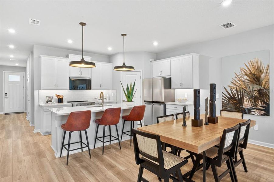 Furnished interior view inside a new home in Crosswind Ranch, Parrish (Image 22).