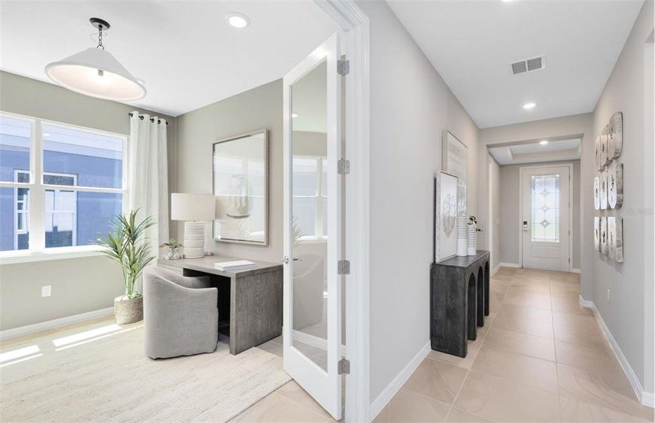 Furnished interior view inside a new home in Tohoqua, Kissimmee (Image 27).