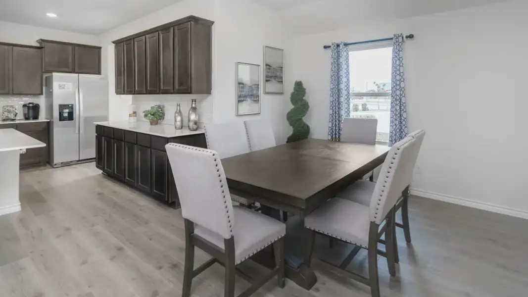 Furnished interior view inside a new home in Liberty Crossing, Royse City (Image 8).