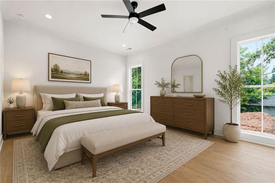 Furnished interior view inside a new home in , Ball Ground (Image 14). Furnished interior view inside a new home in , Ball Ground (Image 14).