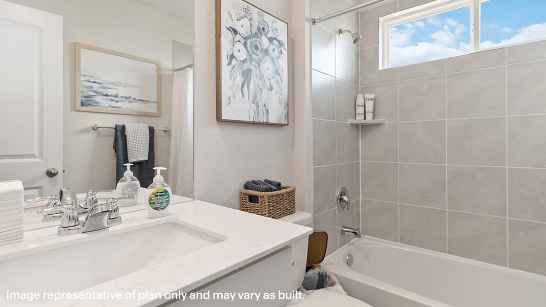 Furnished interior view inside a new home in Steele Creek, Cibolo (Image 30).