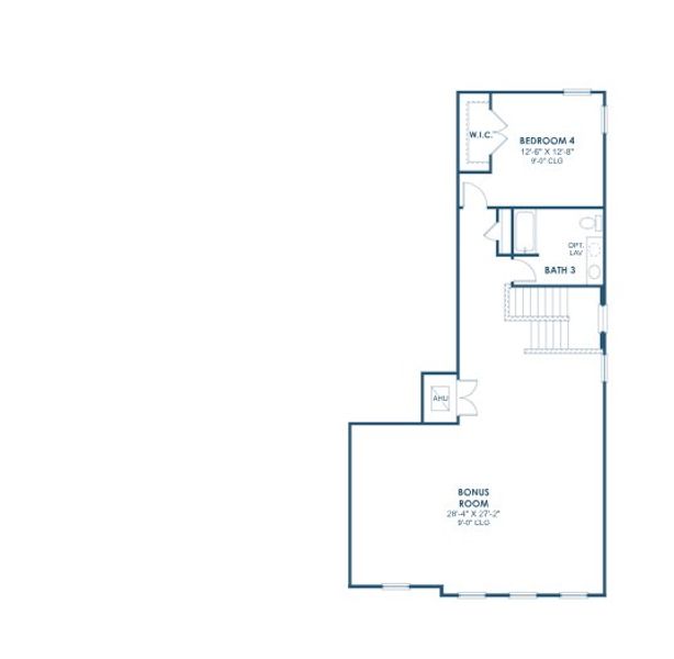 2D floor plan layout for the Key West II by Homes by WestBay in Pasadena Ridge, Pasadena Hills, FL (Image 4).