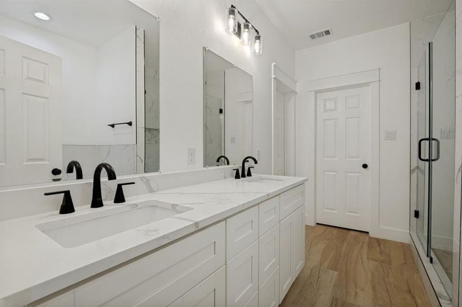 Furnished interior view inside a new home in , Seagoville (Image 7).