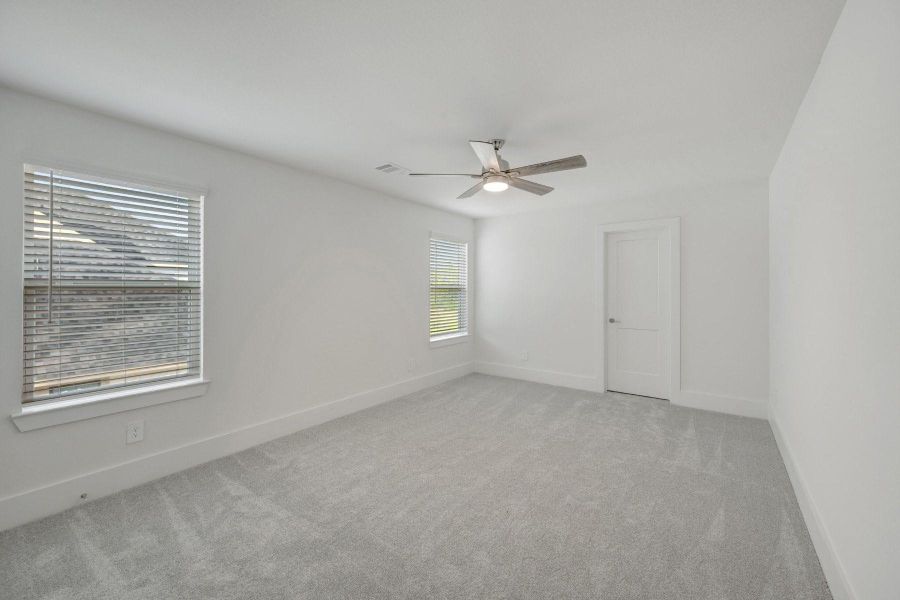 Spacious, unfurnished interior of a new home in The Oaks on 6th Street, Magnolia (Image 23). Spacious, unfurnished interior of a new home in The Oaks on 6th Street, Magnolia (Image 23).