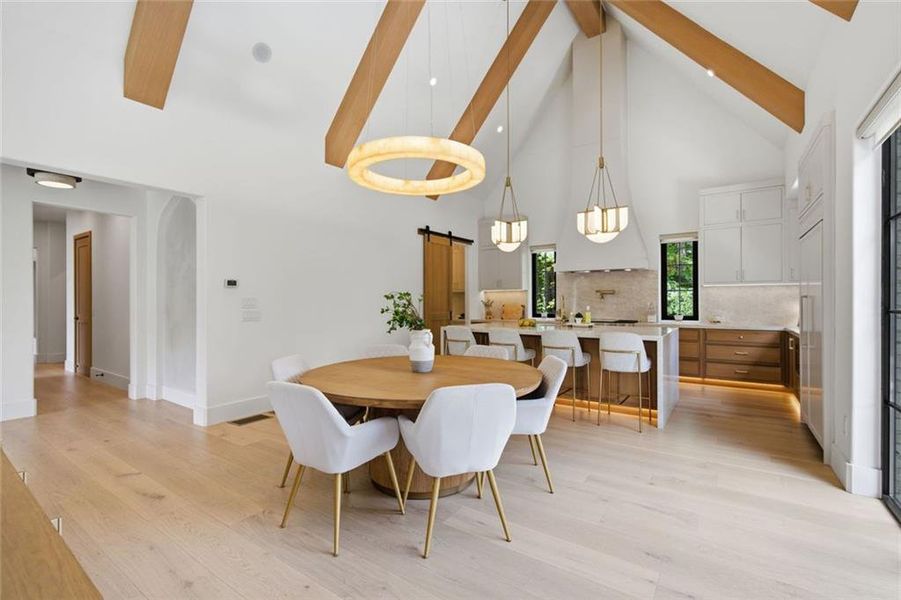 Furnished interior view inside a new home in , Alpharetta (Image 12).
