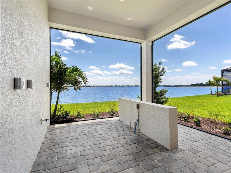 Exterior details and patio area of a home in , Sarasota (Image 38).