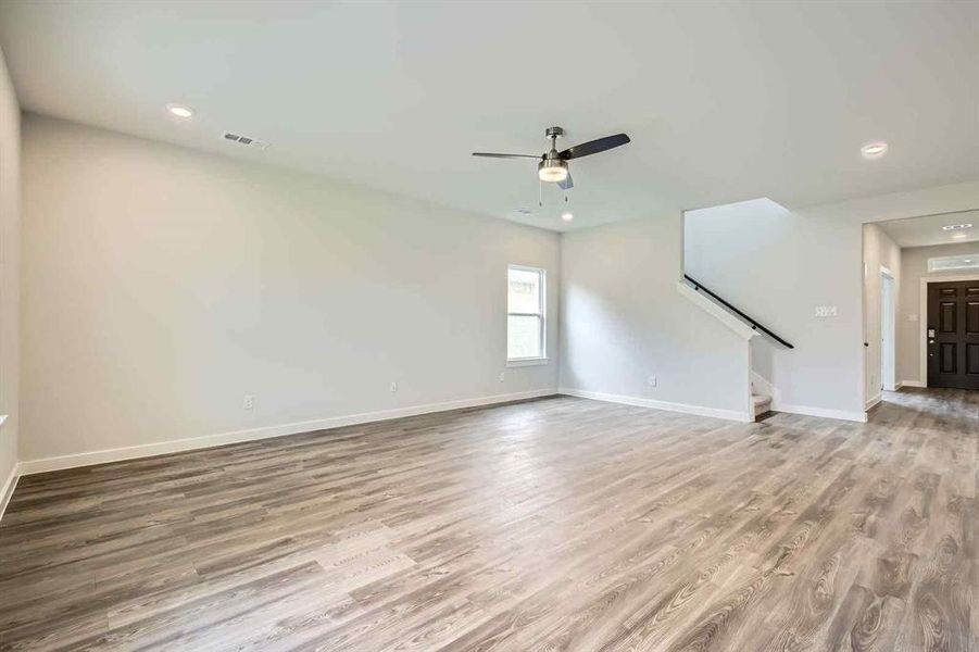 Spacious, unfurnished interior of a new home in Prestige Collection at Overland Grove, Forney (Image 20).