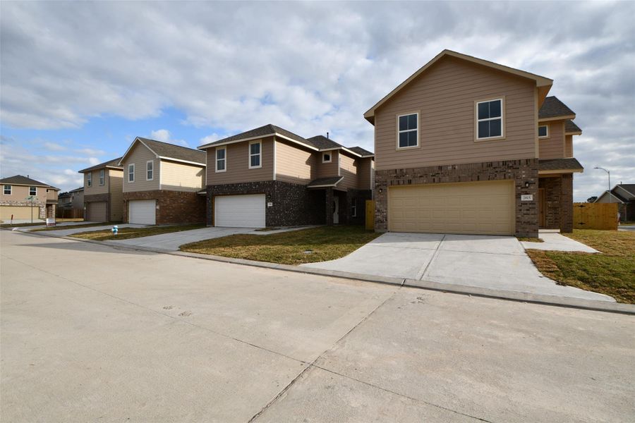 Front exterior of a new home in , Houston, TX, highlighting curb appeal (Image 2). Front exterior of a new home in , Houston, TX, highlighting curb appeal (Image 2).