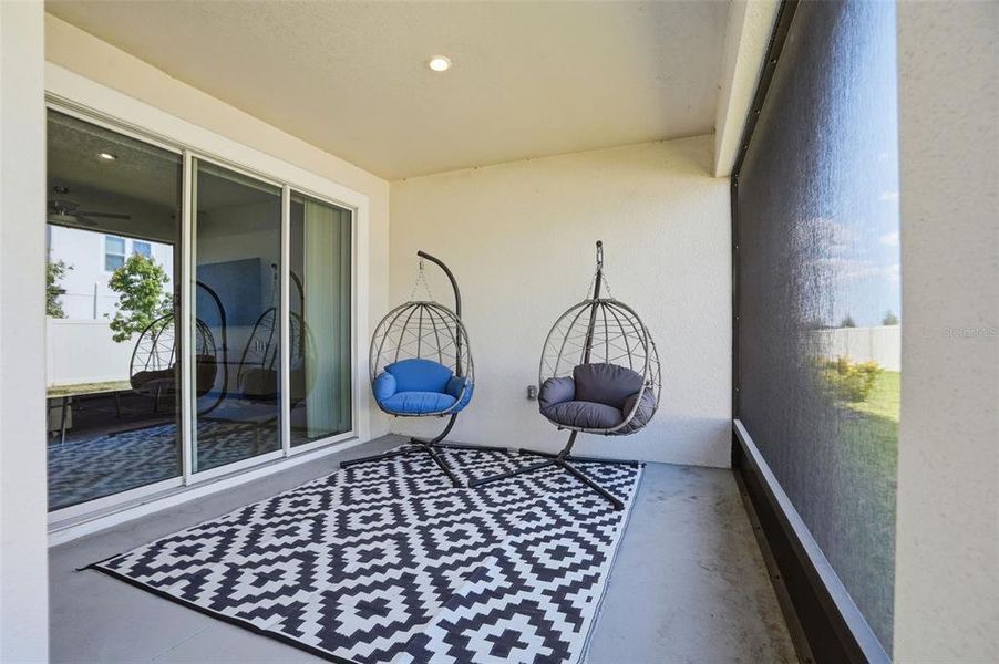 Exterior details and patio area of a home in Mirada Active Adult, San Antonio (Image 27).