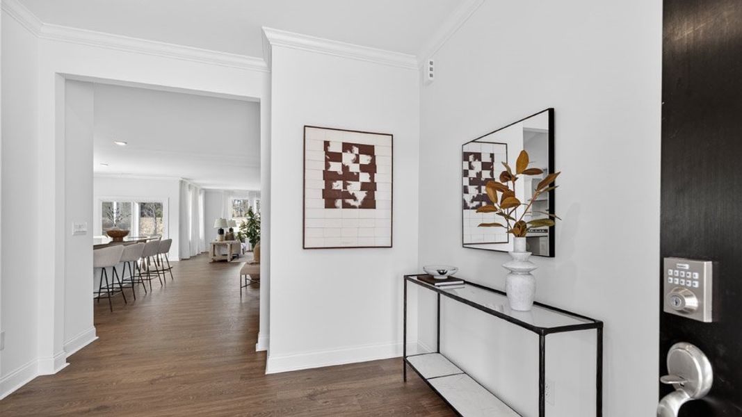 Representative furnished interior of a home built from the Hartwell by D.R. Horton in The Manors at Winston Pointe, Clayton (Image 9).