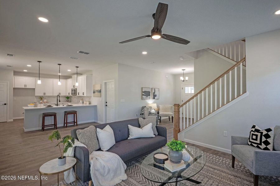 Furnished interior view inside a new home in , St. Johns (Image 38).