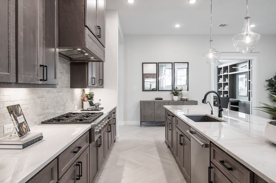 Representative furnished interior of a home built from the Carignan by Tri Pointe Homes in Legacy Grove, Montgomery (Image 16).