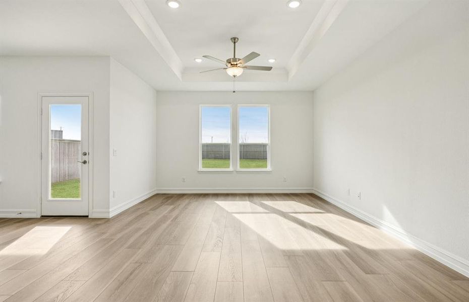 Bright gathering room