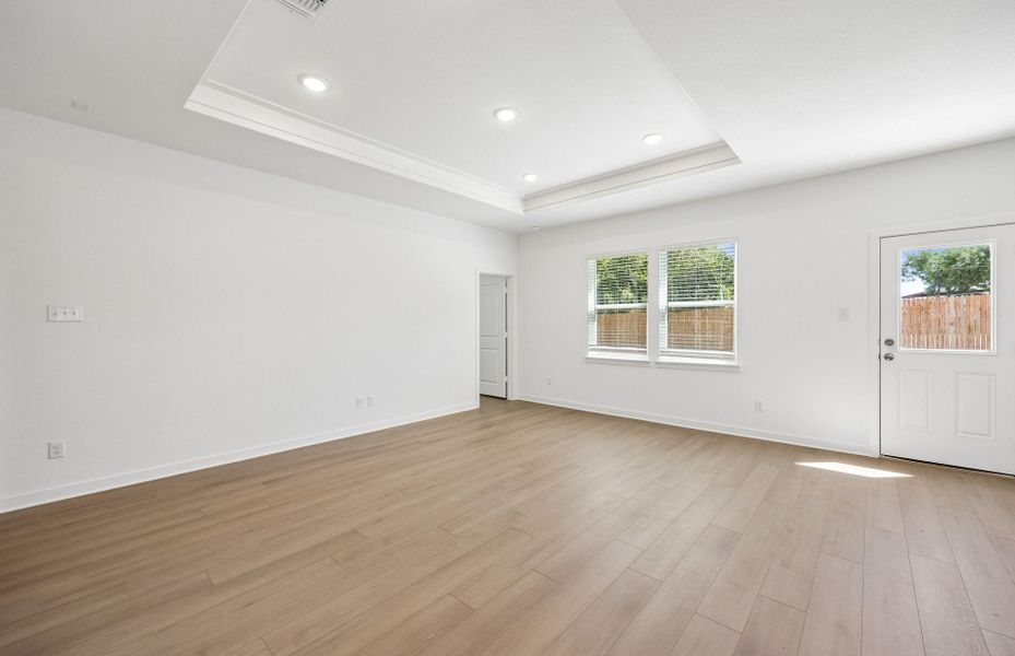 Spacious, unfurnished interior of a new home in Skyview, Belton (Image 25). Spacious, unfurnished interior of a new home in Skyview, Belton (Image 25).