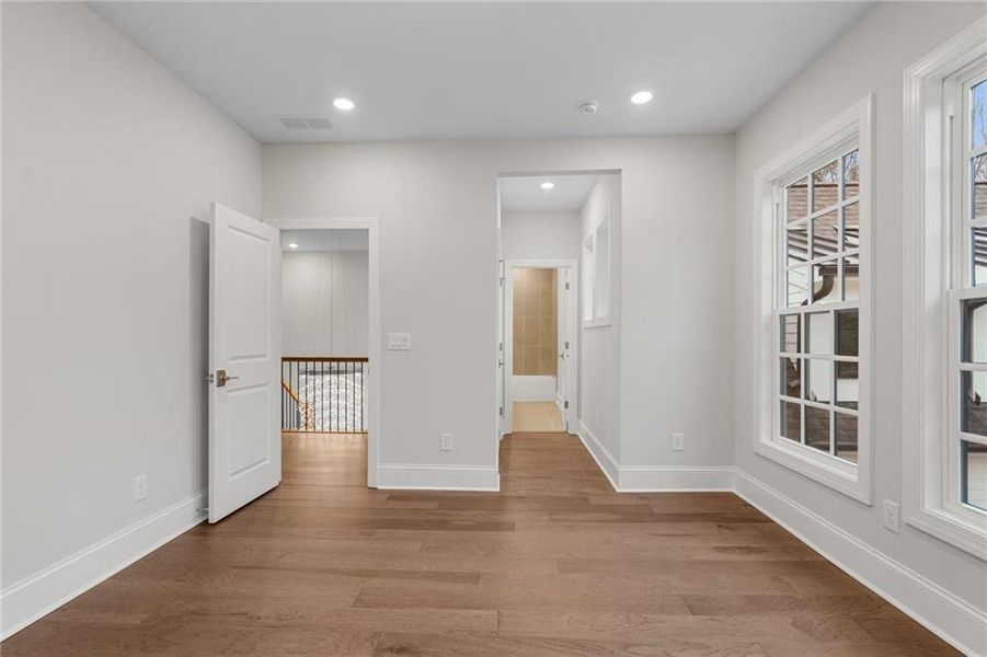 Spacious, unfurnished interior of a new home in Waterside Single Family, Peachtree Corners (Image 44). Spacious, unfurnished interior of a new home in Waterside Single Family, Peachtree Corners (Image 44).
