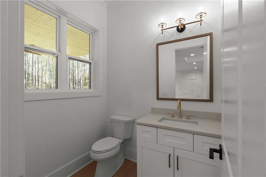 Furnished interior view inside a new home in , Conyers (Image 35).