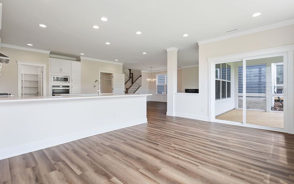 Kitchen and Sunroom