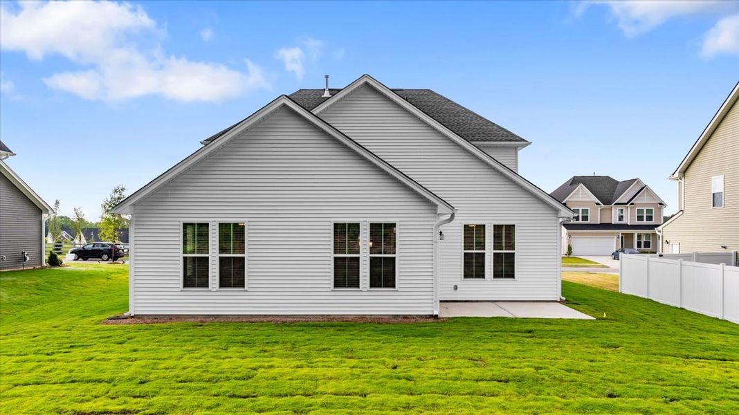 Exterior details and patio area of a home in Fieldstone, Lexington (Image 29).