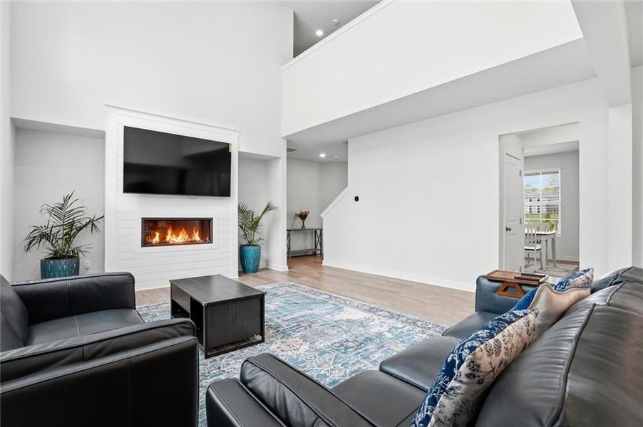 Furnished interior view inside a new home in Ellorie Estates, Dawsonville (Image 11).