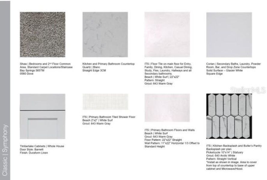 Sample of building materials used in homes in The Cove at West Port, Port Charlotte (Image 13). Sample of building materials used in homes in The Cove at West Port, Port Charlotte (Image 13).