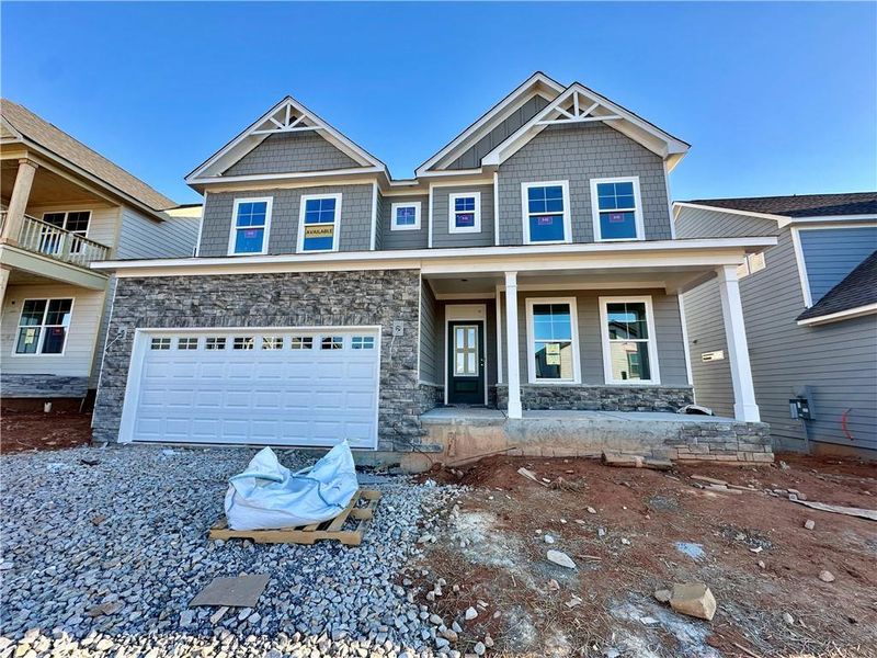In-progress construction of a new home in Twin Lakes, Hoschton, GA (Image 12).