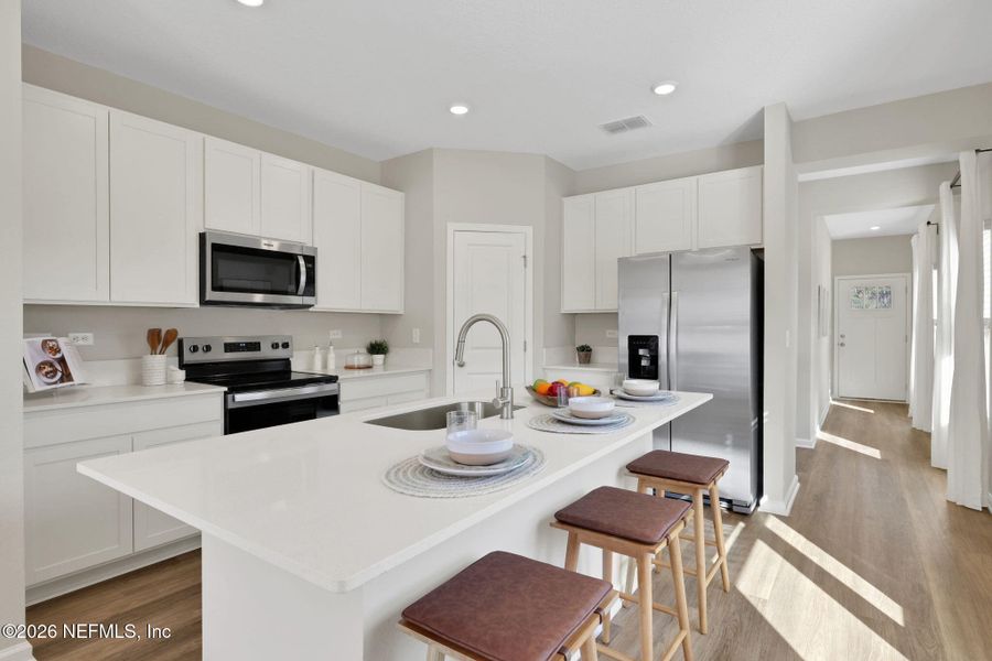 Furnished interior view inside a new home in , Jacksonville (Image 19).