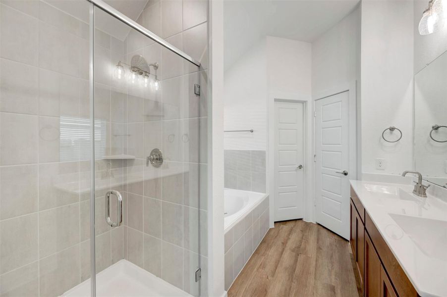 Furnished interior view inside a new home in Ambrose, La Marque (Image 10).