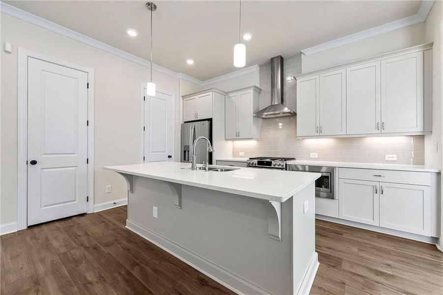 Furnished interior view inside a new home in , Duluth (Image 6).