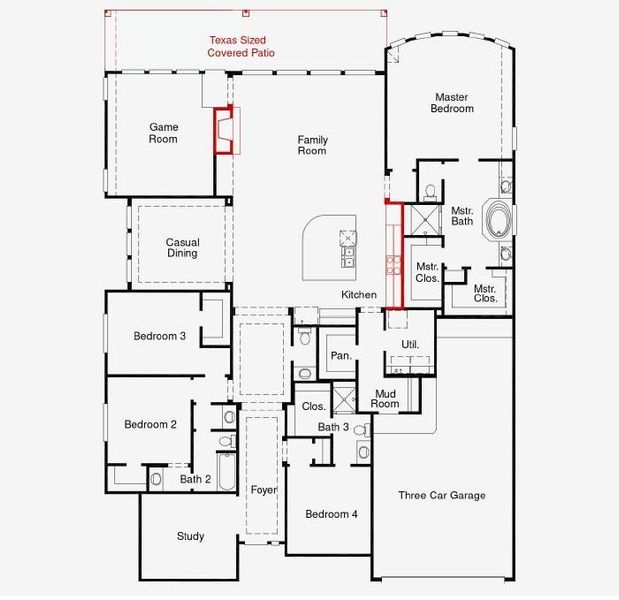 2D floor plan layout of this home in Valencia, Manvel, TX (Image 2). 2D floor plan layout of this home in Valencia, Manvel, TX (Image 2).