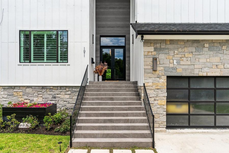 Front exterior of a new home in , Houston, TX, highlighting curb appeal (Image 2). Front exterior of a new home in , Houston, TX, highlighting curb appeal (Image 2).