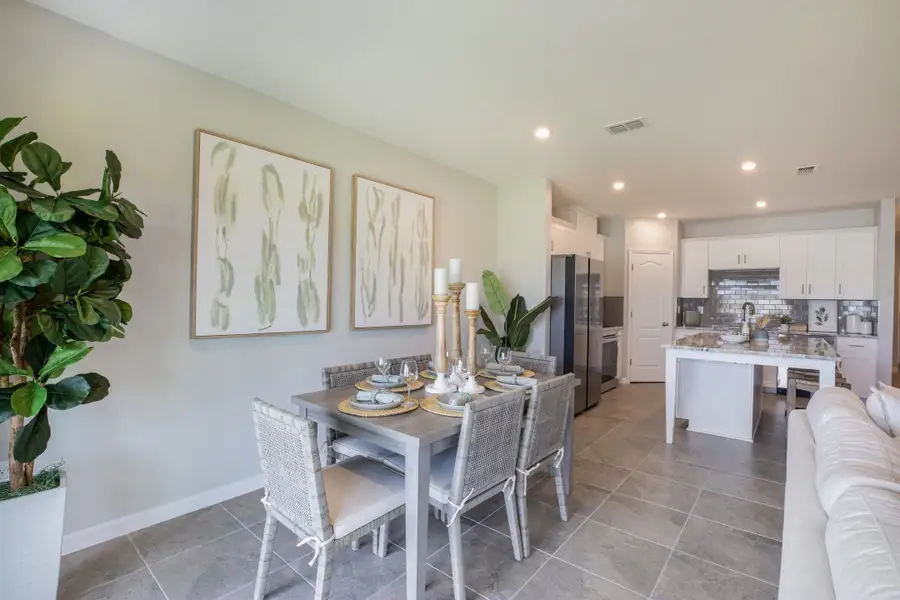 Furnished interior view inside a new home in Mirada, San Antonio (Image 4).
