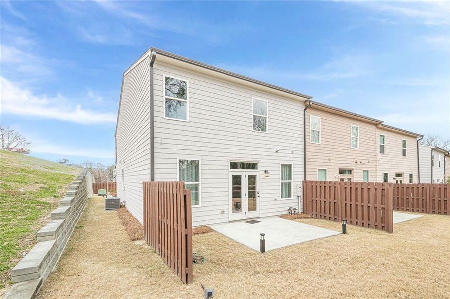 Exterior details and patio area of a home in , Atlanta (Image 20).