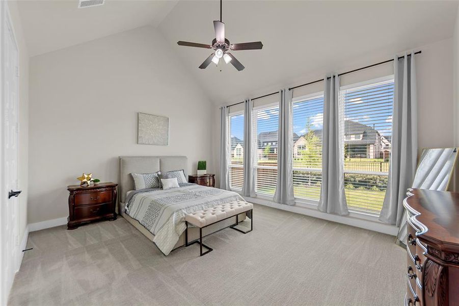 Furnished interior view inside a new home in , Frisco (Image 21).