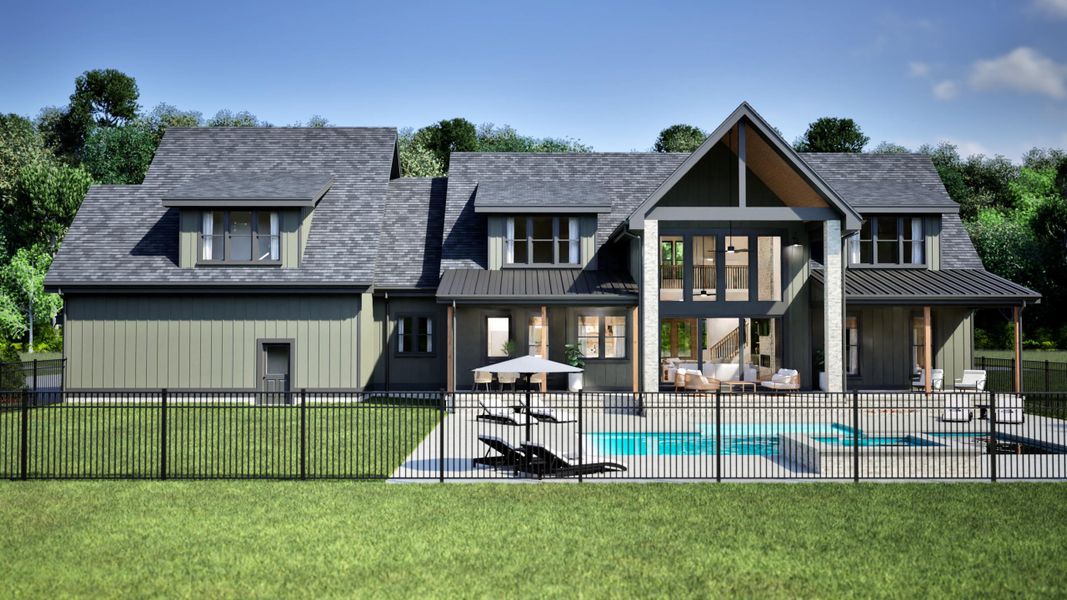 Exterior details and patio area of a home in , Johns Island (Image 3).