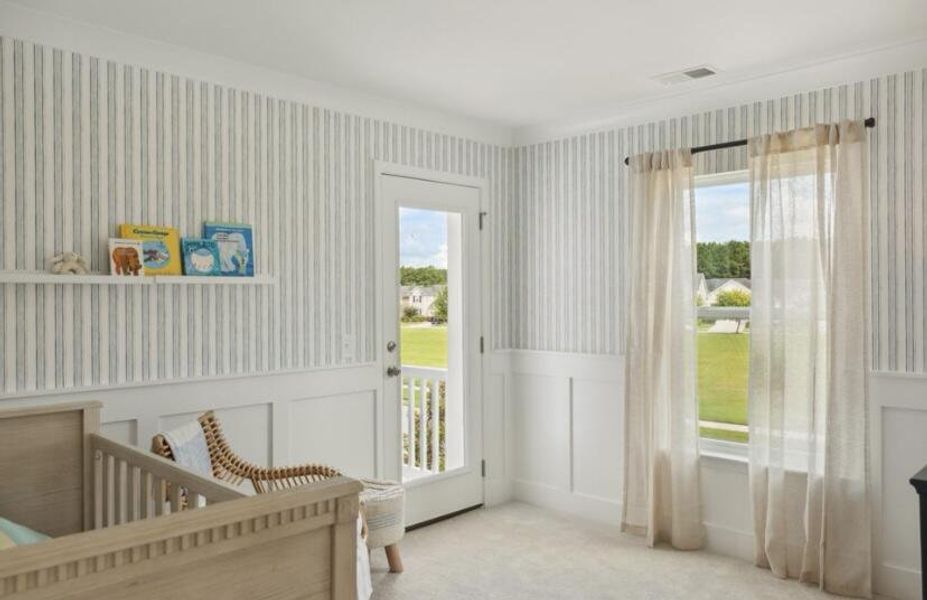 Furnished interior view inside a new home in Sweetgrass at Summers Corner, Summerville (Image 17).