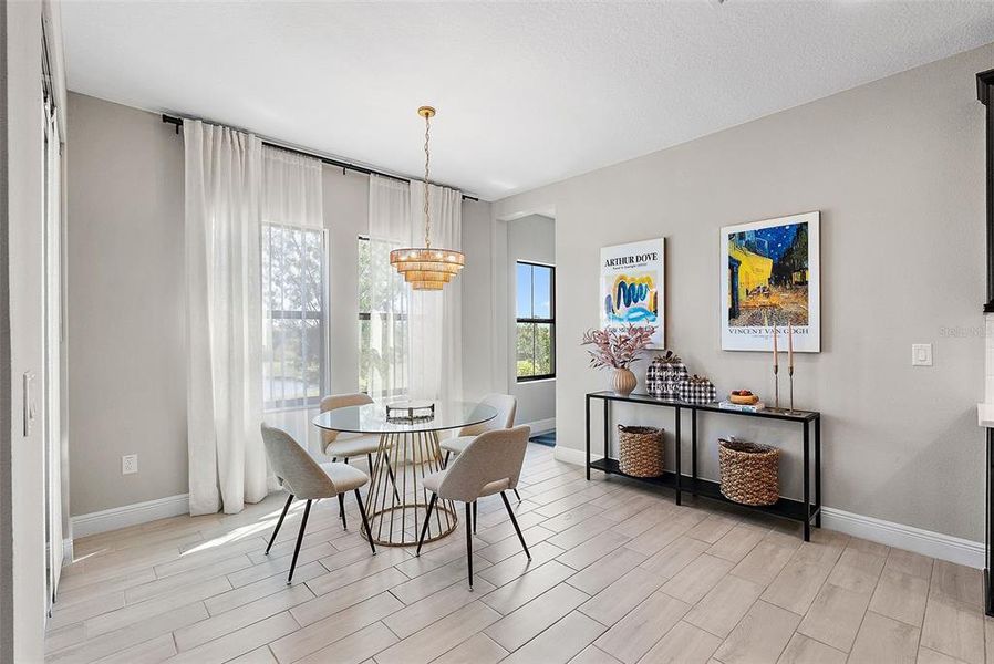 Furnished interior view inside a new home in , Parrish (Image 9).