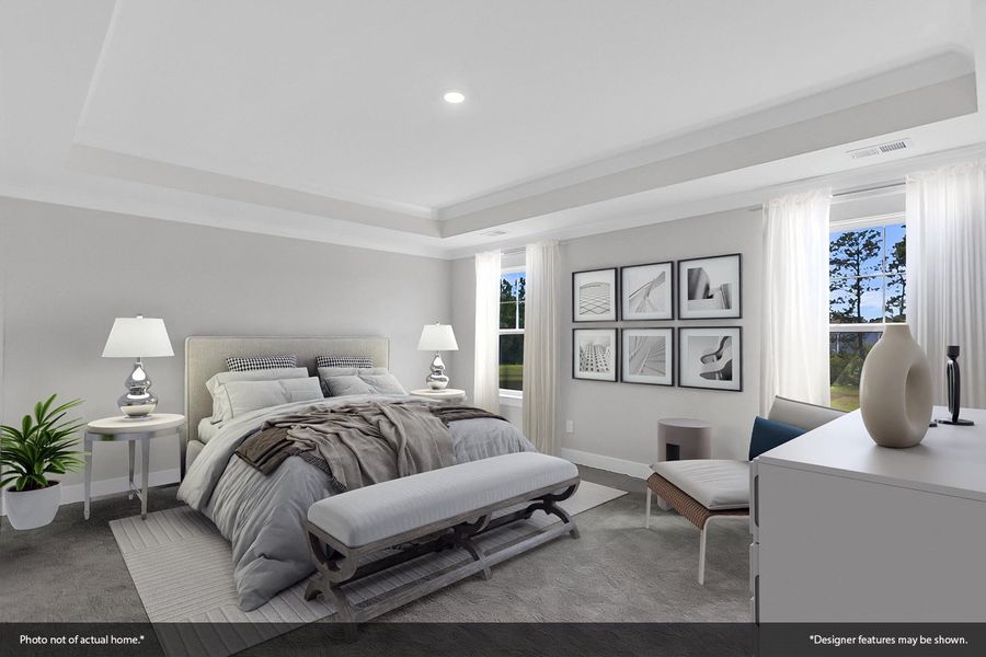 Furnished interior view inside a new home in Hendrix Farms, Lexington (Image 8). Furnished interior view inside a new home in Hendrix Farms, Lexington (Image 8).