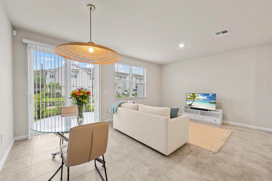 Furnished interior view inside a new home in , Stuart (Image 8).