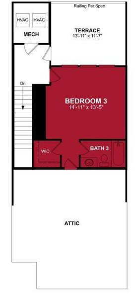 Beazer Homes Bayside Caspian Floorplan.