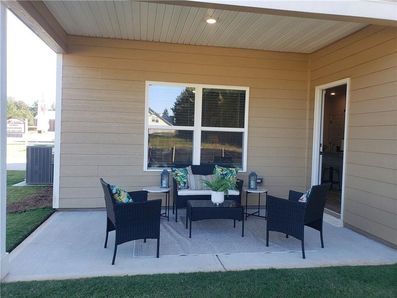 Exterior details and patio area of a home in Canterbury Villas, Carrollton (Image 2). Exterior details and patio area of a home in Canterbury Villas, Carrollton (Image 2).