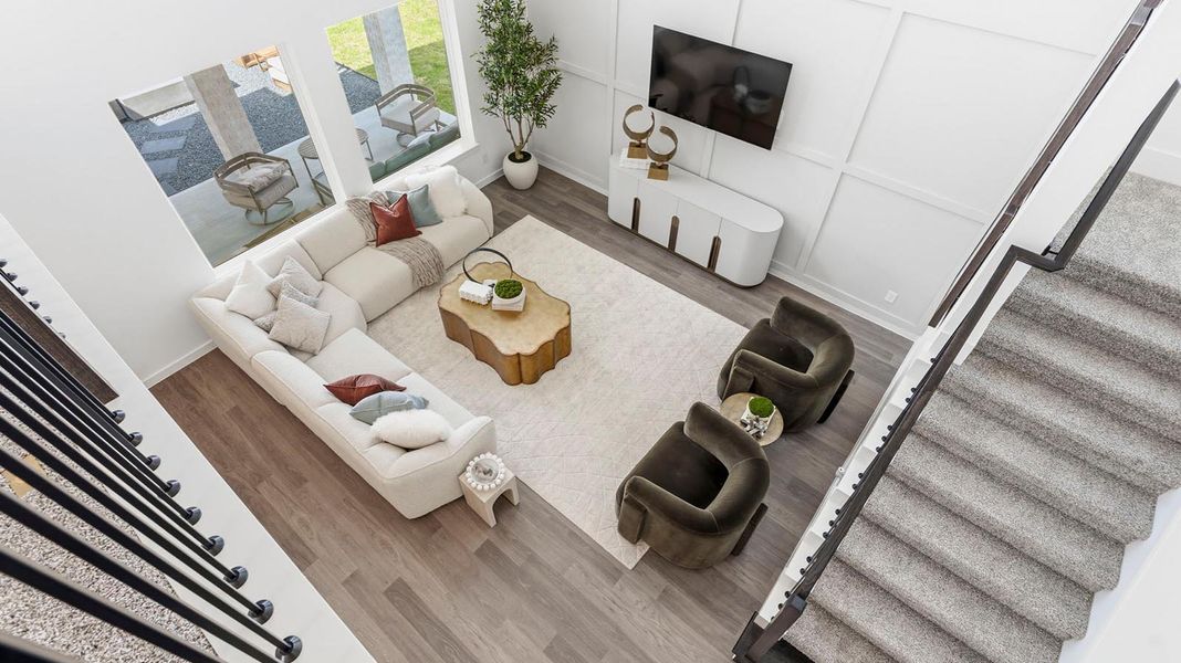 Representative furnished interior of a home built from the Chloe by D.R. Horton in Alexander 55' Homesites, Pearland (Image 15). Representative furnished interior of a home built from the Chloe by D.R. Horton in Alexander 55' Homesites, Pearland (Image 15).