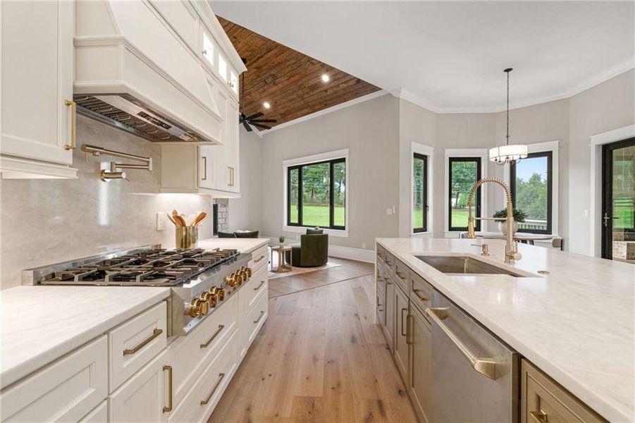 Furnished interior view inside a new home in , Canton (Image 16).