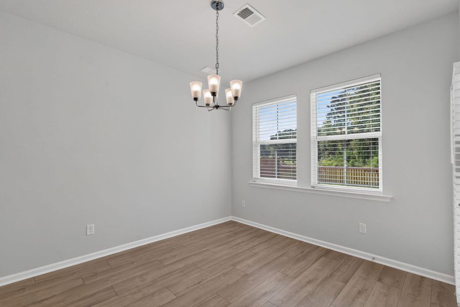 Spacious, unfurnished interior of a new home in Sweetgrass at Summers Corner, Summerville (Image 45).