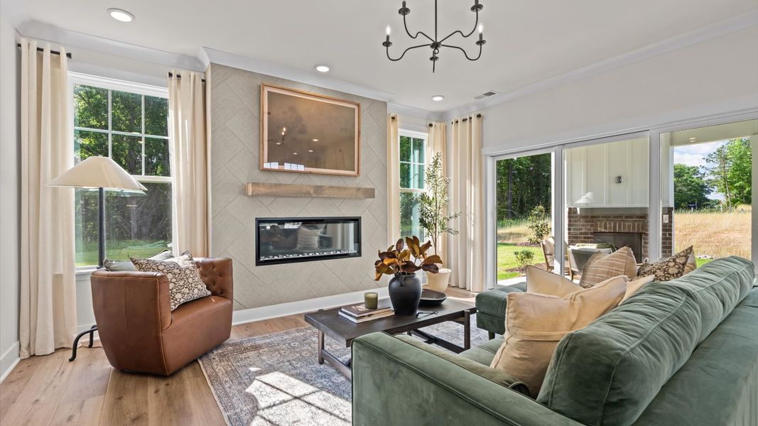 Representative furnished interior of a home built from the Beramont by DRB Homes in Chandler Run, Durham (Image 10). Representative furnished interior of a home built from the Beramont by DRB Homes in Chandler Run, Durham (Image 10).