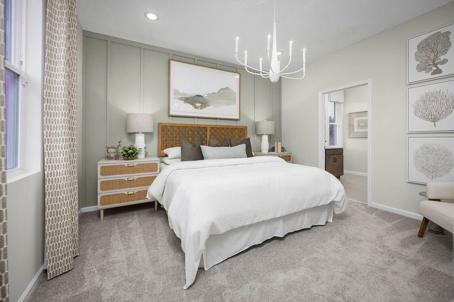 Representative furnished interior of a home built from the Dune by Risewell Homes in Cypress Bluff, Groveland (Image 12). Representative furnished interior of a home built from the Dune by Risewell Homes in Cypress Bluff, Groveland (Image 12).