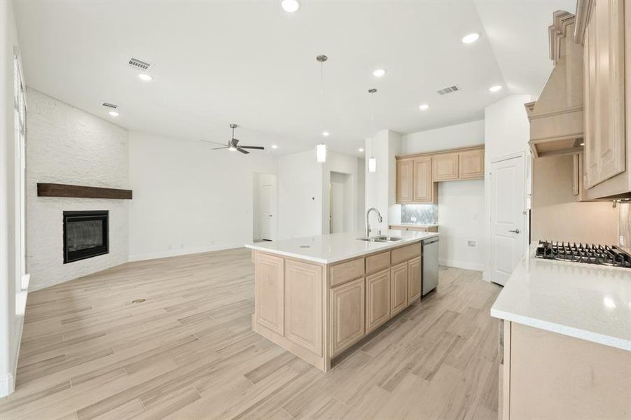 Furnished interior view inside a new home in Mockingbird Heights Classic 80, Midlothian (Image 15).