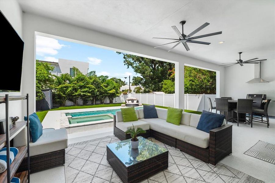 Furnished interior view inside a new home in , Tampa (Image 20).