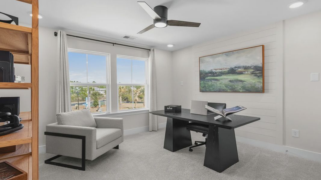 Furnished interior view inside a new home in Townes at Carolina Forest, Myrtle Beach (Image 20).