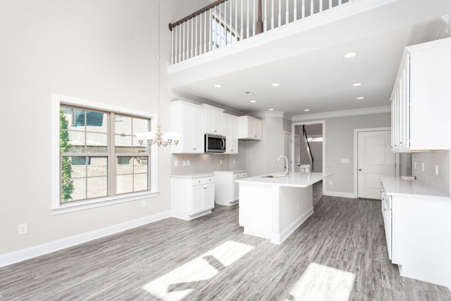 Furnished interior in a model home at Friedberg Village in Winston-Salem (Image 5).